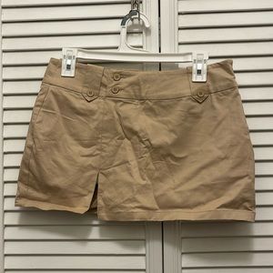 tiger mist khaki skort